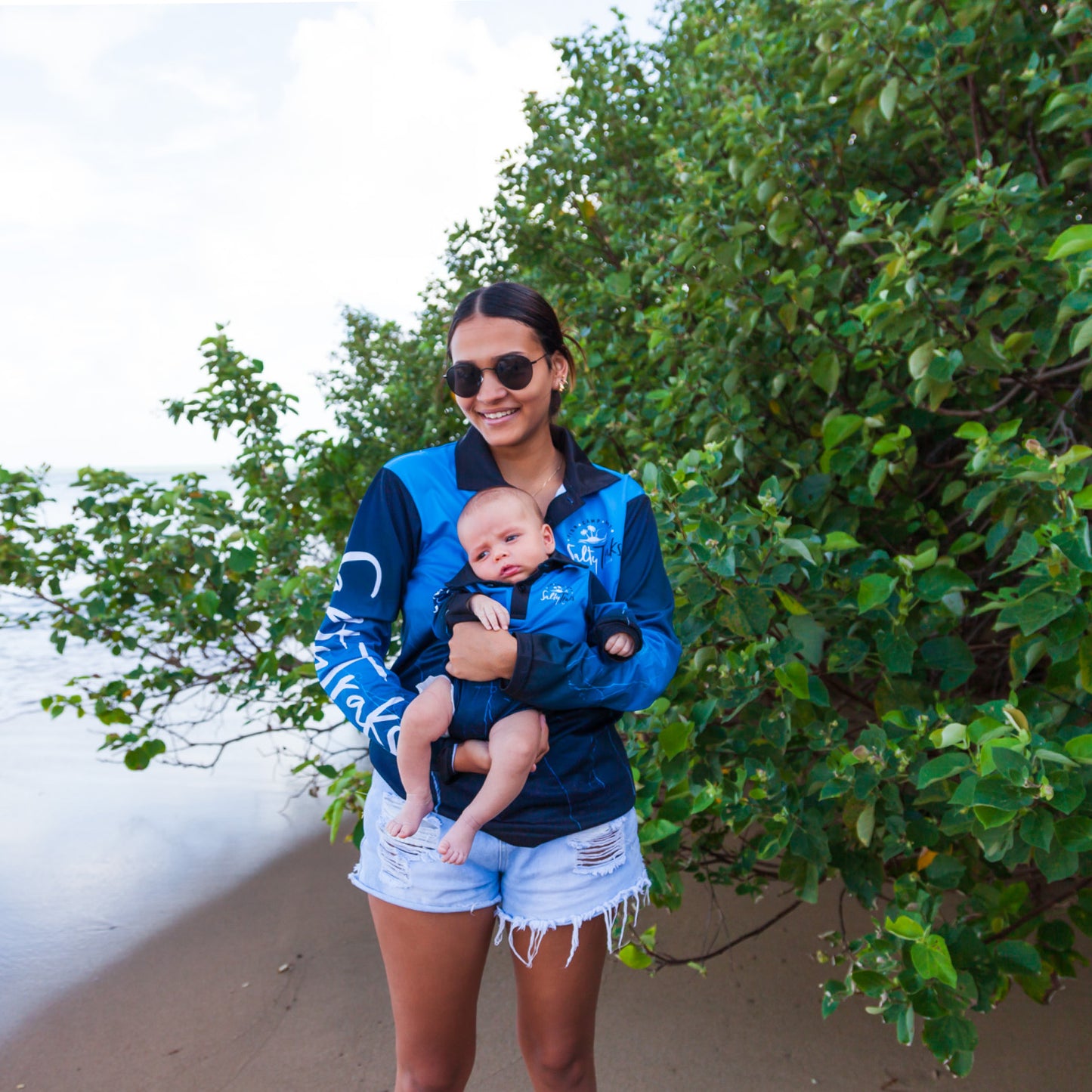 Salty Traks Baby Infant Fishing Outdoor Romper
