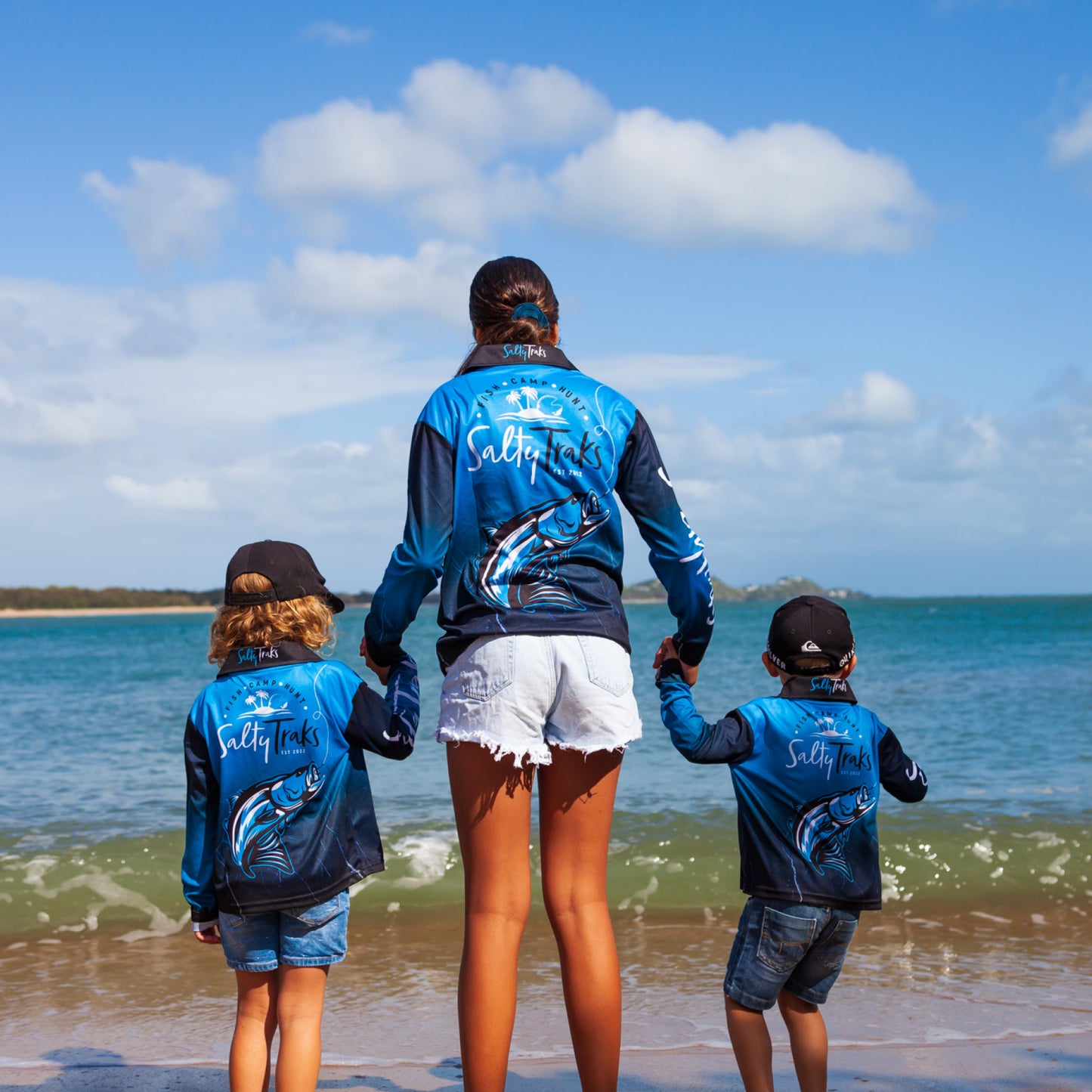 Salty Traks Outdoor UV Rated Kids Fishing Shirts