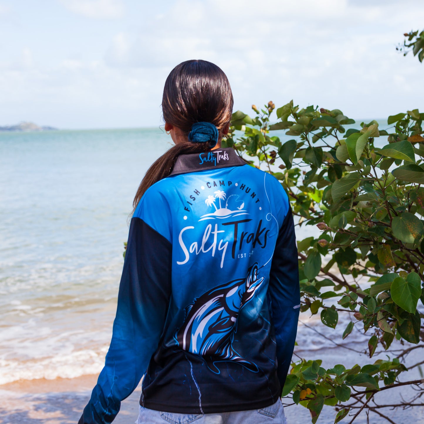 Salty Traks Outdoor UV Rated Kids Fishing Shirts